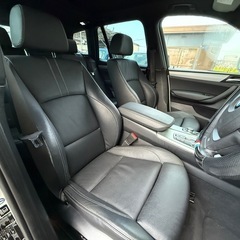 総額118.4万円★ BMW X3 x drive20d Mスポーツパッケージ  サンルーフ　黒革フルレザーシート　シートヒーター　オプション１９インチＡＷ　タイヤ２０２４製バリ山　ユーザー買取車　レーンディパーチャーウォーニング　純正ＨＤＤナビ　不具合無しの画像