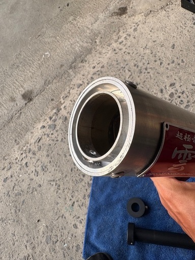 雲雀マフラー　サイレンサー　50.8 バイク 50.8mm 50.8Φ 汎用 マフラー スリップオンマフラー サイレンサー