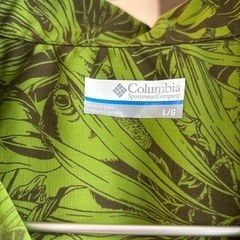 【お話中】Columbia（コロンビア）　メンズ　半袖シャツ　Lサイズ アロハシャツの画像