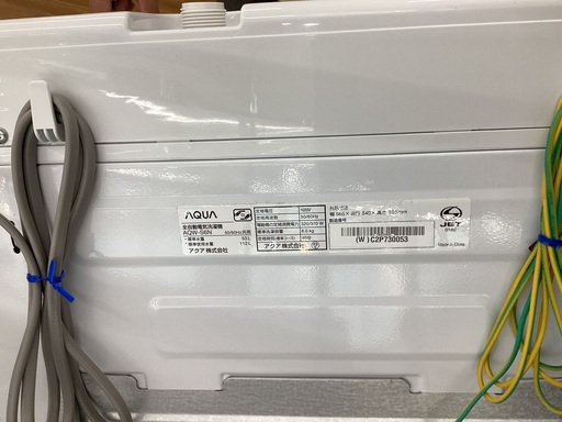 【トレファクマーケット久喜店】AQUA　全自動洗濯機 6.0kg 2023年製