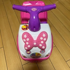キディランド ディズニージュニア ミニーマウス ライドオン 乗用玩具の画像