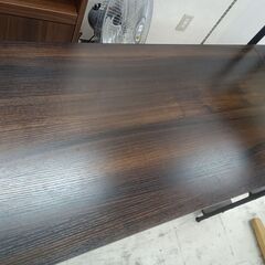 リユースのサカイ栃木店★ジモティ割あり★  デスク ブラウン W115.5×D52×H122 クリーニング済み TC10265の画像