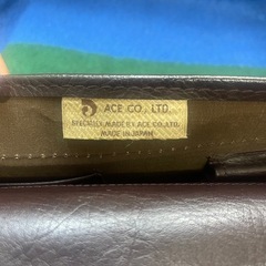 ビジネスバッグ　本革　ACE CO.,LTO. ブラウンの画像