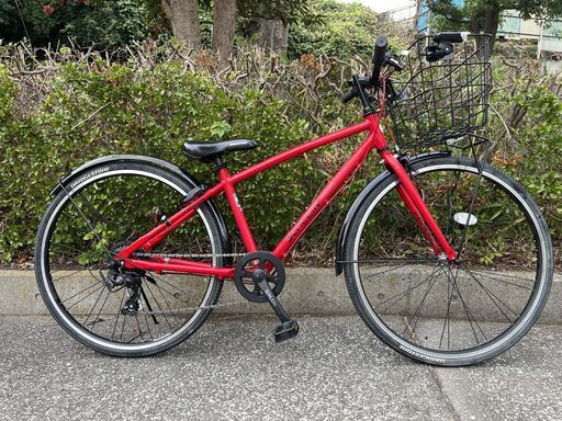 【中古自転車】ブリヂストン シュライン 26インチ 軽量ジュニア自転車 純正バスケット付き