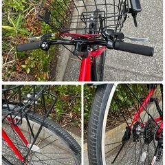 【中古自転車】ブリヂストン シュライン 26インチ 軽量ジュニア自転車 純正バスケット付きの画像