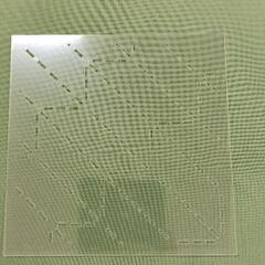 0818-239 刺し子ステンシル テンプレート 4枚セットの画像