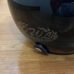 OWL アウル ジェットヘルメット 黒 アダプターとバイザー、保存袋付の画像