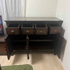 バリ家具 テレビボード  チェスト セット売りの画像