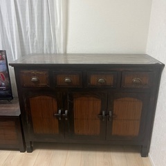 バリ家具 テレビボード  チェスト セット売りの画像