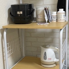 棚 収納家具、美品の画像