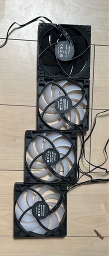 MONTECH Z2-120S-9B 120mmファン 4個セット