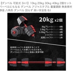 【500円】20キロダンベル✖️2の画像