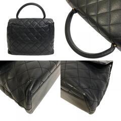 シャネル CHANEL ショルダーバッグ マトラッセ ココハンドル 10538882 ブラックの画像