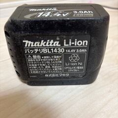 マキタ リチウムイオンバッテリ 14.4V BL1430の画像