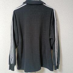 メンズL)Adidasフリース フルジップ ジャケットの画像