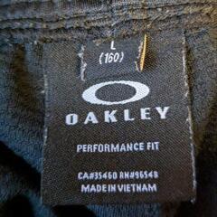 オークリー　ジュニアジャージ上下　160　黒　バックプリントデザイン　OAKLEYの画像