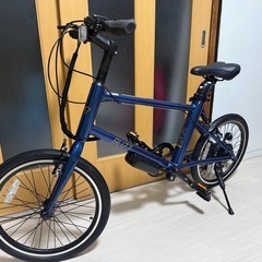 電動アシスト自転車 20インチ グレーの画像