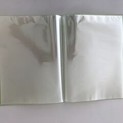 クリアーファイル 20ポケット A4（グリーン）10冊の画像