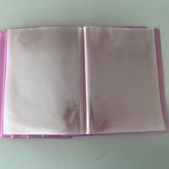 クリアーファイル 20ポケット A4（ピンク）10冊　①　の画像