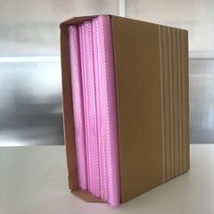 クリアーファイル 20ポケット A4（ピンク）10冊　②の画像