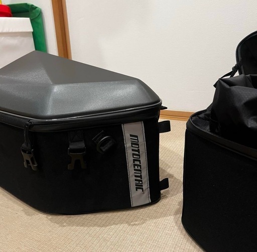 《決定》バイク　サイドバッグ　ツーリング