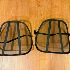 【無料】長時間ドライブや通勤に！車用 腰痛防止ネット（美品✨２個セット）の画像