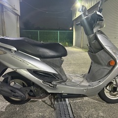 堺市南区発　キムコ　vリンク１２５　鍵無し 不動　格安　配送可の画像
