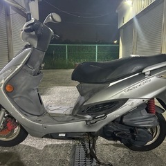 堺市南区発　キムコ　vリンク１２５　鍵無し 不動　格安　配送可の画像