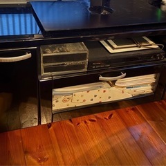 ブラック　モダンなテレビ台
の画像