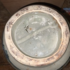 人間国宝　金城次郎　36cm大型壺、魚紋　海老紋　やちむん 壺屋焼き　物故の画像