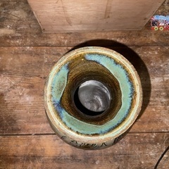 人間国宝　金城次郎　36cm大型壺、魚紋　海老紋　やちむん 壺屋焼き　物故の画像