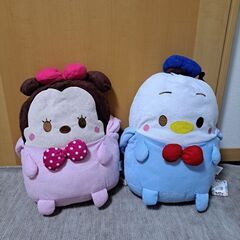 かぶりっこBIGぬいぐるみ　ドナルド・ミニーの画像