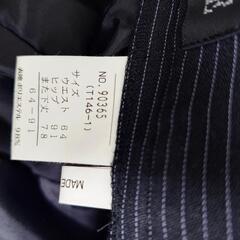 ストライプスーツ　黒　9号の画像