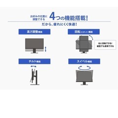【新品未使用】ゲーミングモニターの画像