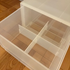 無印良品　ポリプロピレン　収納ケース引き出しの画像