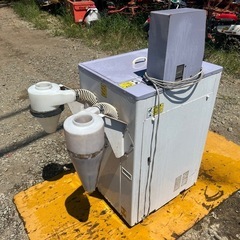 カンリウ　精米機　籾摺り　精米 籾  玄米　白米　籾殻　農機具　精米 田んぼ　稲作 単相　100V 宮崎　簡易始動動画ありの画像