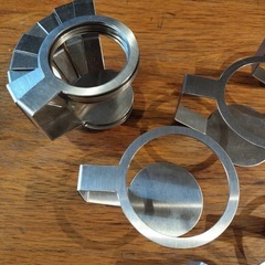 9個セット ステンレス コップホルダー 5オンス用 (150ml相当)の画像