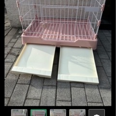 うさぎケージ大型　うさぎ用ケージ　ラビットケージ、小動物に最適！うさぎ用品,ペット用品,ペットグッズ,ウサギ,兎,ペットグッツ,飼育用品,うさぎのカンタンおそうじケージの画像