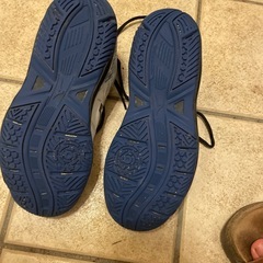 即日取引可能　mizuno ホワイト/ブルー テニスシューズ ブレイクショット3  サイズ22.5㎝の画像