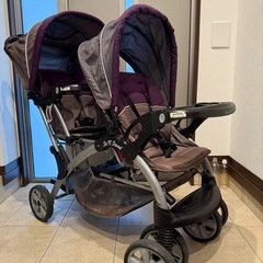 【希少】BabyTrend 2人乗り ベビーカー シット&スタンドの画像