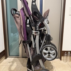 【希少】BabyTrend 2人乗り ベビーカー シット&スタンドの画像