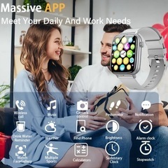 🉐格安防水Android対応スマート多機能ウォッチ❣️の画像