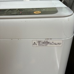 洗濯機中古品の画像