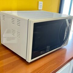 【⭐️全額返金保証⭐️】○ SHARP シャープ　 オーブンレンジ　ホワイト 型番　RE-S5C-Wの画像