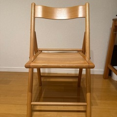 【期間限定大幅値下げ】無印良品　折りたたみイスの画像