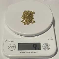 18金 K18刻印 クロス付金ネックレス 期間限定出品 luxury 金チェーン約9gの画像