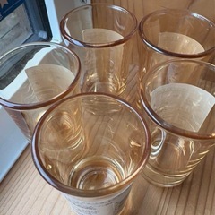 武田コーポレーション オーロラカラーガラスショットグラス 5個セットの画像