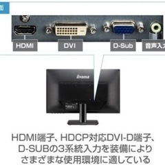 モニターディスプレイ　Iiyama XU2390HSの画像