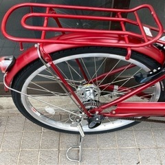 電動自転車 3609 ブリヂストン ラクット 24インチ レッドの画像