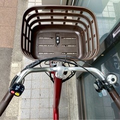 電動自転車 3609 ブリヂストン ラクット 24インチ レッドの画像